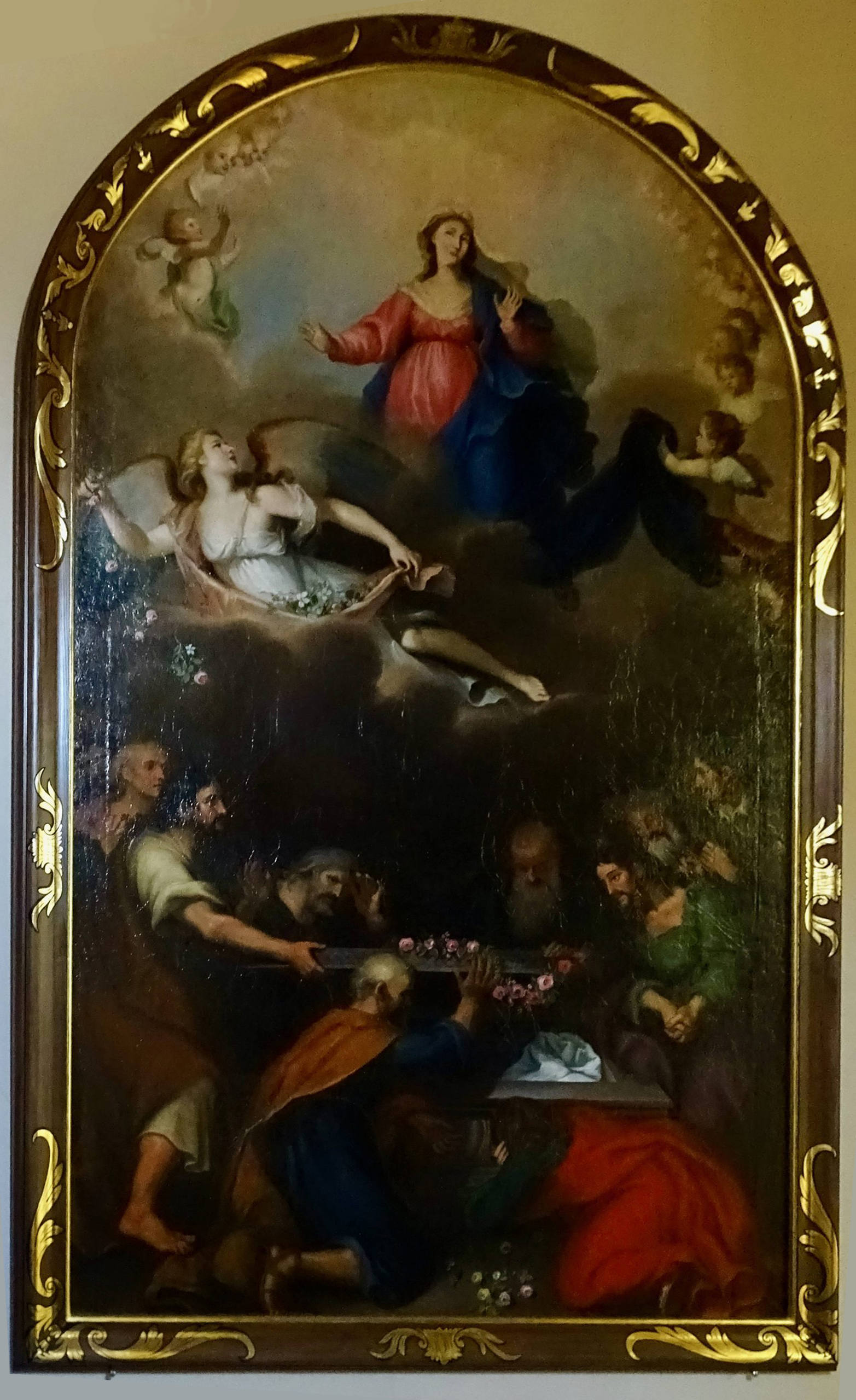 Peinture Assomption Vierge Marie