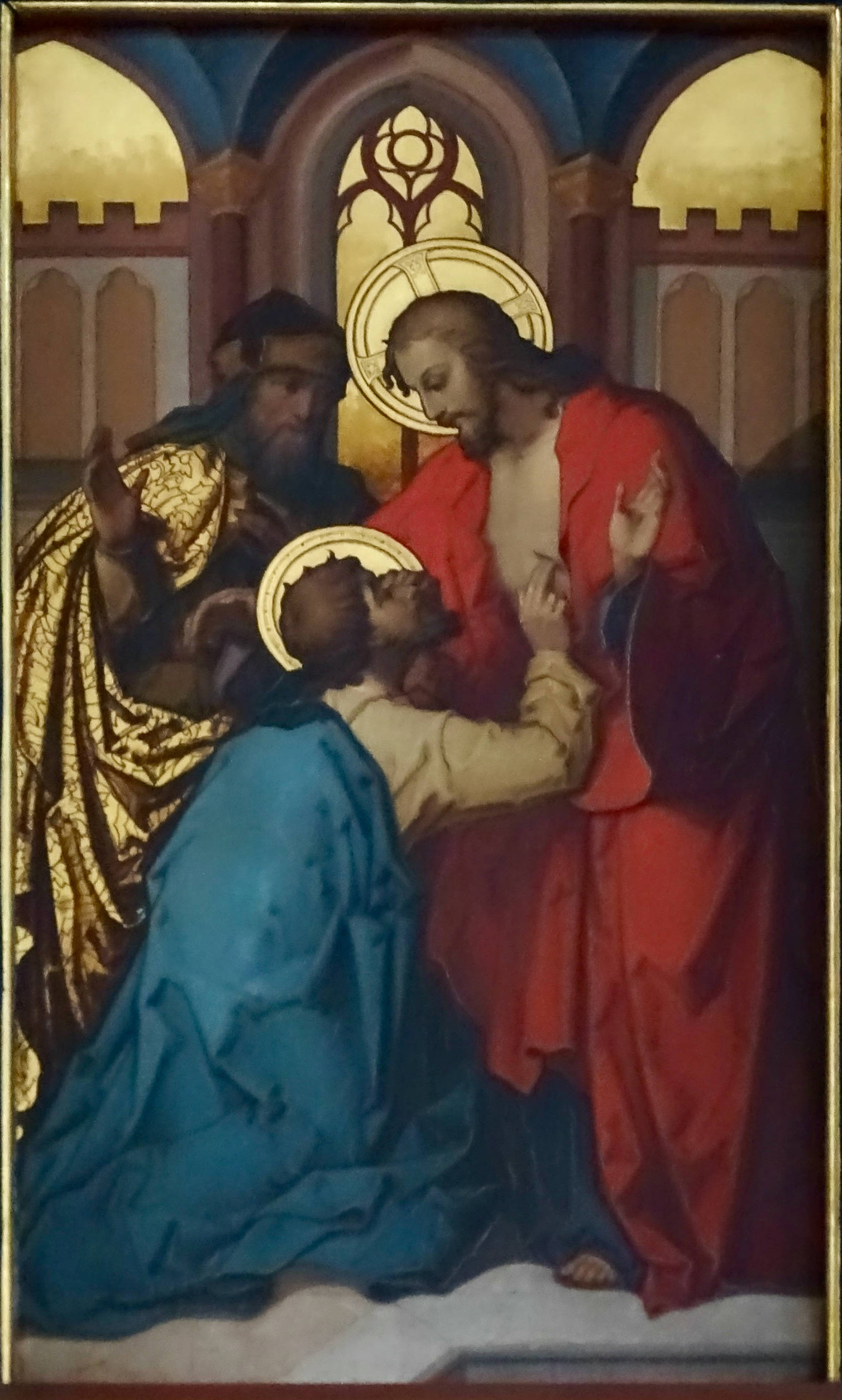 Peinture incrédulité de St Thomas